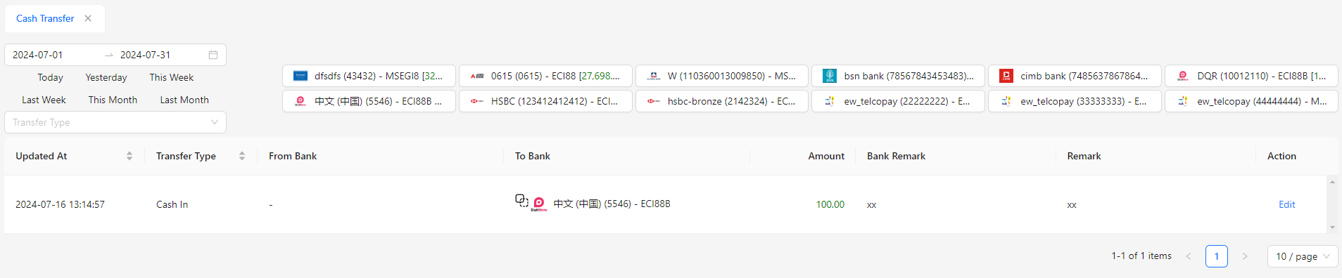 Cash Transfer Listing Image