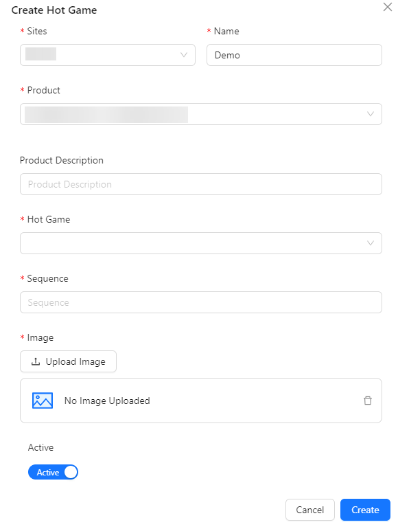 Create Edit Hot Game Image