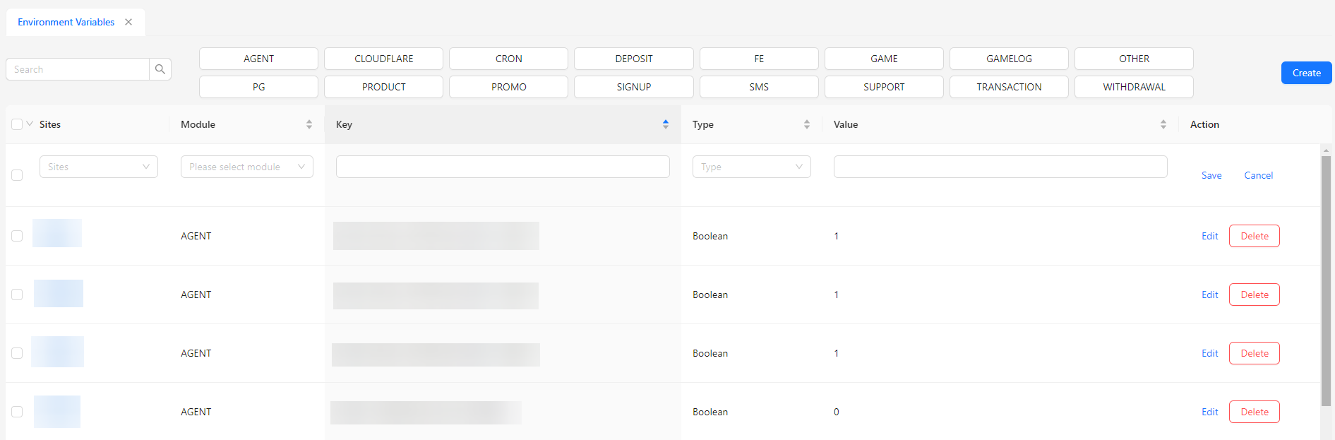 View Environment Variable Image